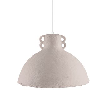 zdjęcie Lampa papierowa japandi beżowa wisząca Mache